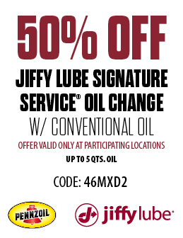 Jiffy Lube Oil Change Coupon